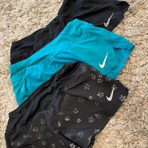 3 pair bundle Nike running/workout shorts